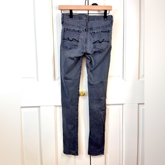 7 for all man kind Gray size 26 Skinny High Waisted Jeans - Picture 2 of 4